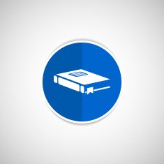 web button Flat design with shadow N19