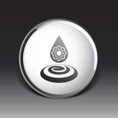 chemical icons icon drop water element formula symbol atom gene N4