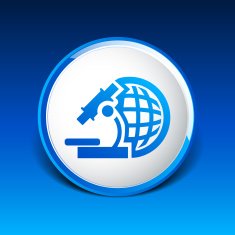 microscope icon scientist virus isolated graphic technology N4
