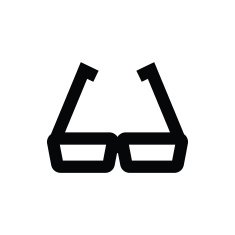 Eyeglasses Vector Icon