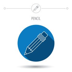 Pencil icon Drawing tool sign N30