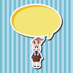 student cartoon theme elements N107
