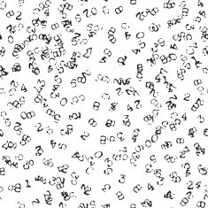 Abstract typewriter numbers seamless background Endless pattern N14
