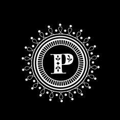 Premium monogram with English Alphabet P N2