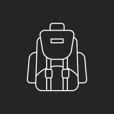 backpack line icon N9