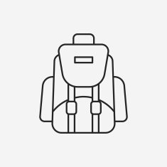 backpack line icon N11