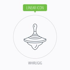 Whirligig icon Baby toy sign N12