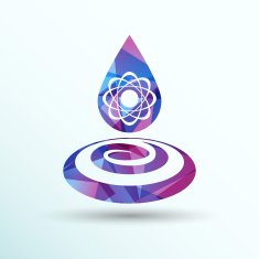 chemical icons icon drop water element formula symbol atom gene N5
