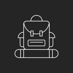 backpack line icon N17