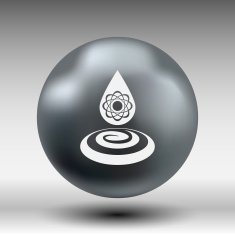 chemical icons icon drop water element formula symbol atom gene N7