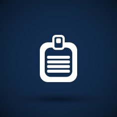 Check list vector icon Flat design isolated document N9