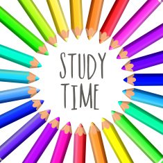 Creative illustration for Study Time