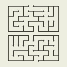 simple square maze