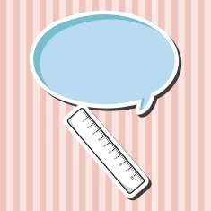 stationary ruler theme elements vector eps N6
