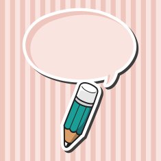 stationery pencil theme elements vector eps N5