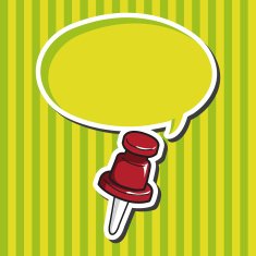 stationary pushpin theme elements vector eps N6