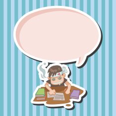 student cartoon theme elements N134