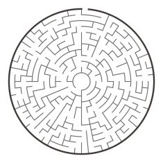 big circular maze