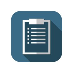 icon of clipboard N13