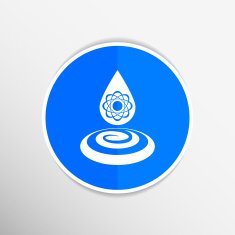 chemical icons icon drop water element formula symbol atom gene N8