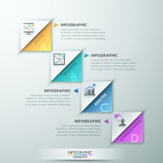 Modern infographic option banner N9