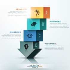 Modern infographics options banner N93