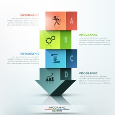 Modern infographics options banner N94
