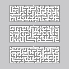Trendy rectangular labyrinth set free image download