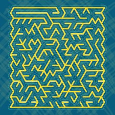 modern yellow labyrinth