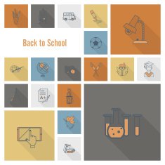school and education icons N454