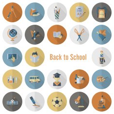 school and education icons N456