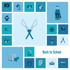 school and education icons N460