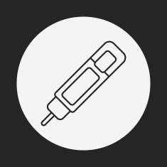 Correction Fluid line icon N4