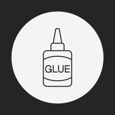 glue line icon N13