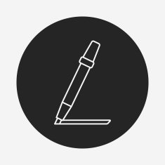 pen pencil line icon N35