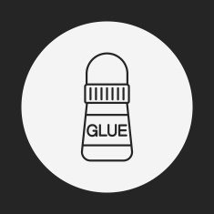 glue line icon N17