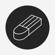 eraser line icon N7
