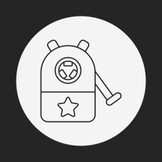 Pencil sharpener line icon N19