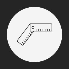 ruler line icon N21