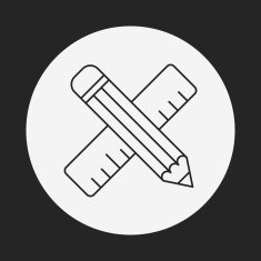 pen pencil line icon N44