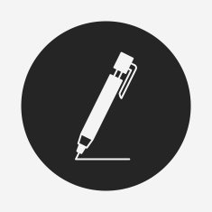 pen pencil icon N20