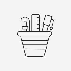 pen pencil line icon N49