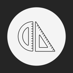 ruler line icon N25