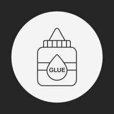 glue line icon N25