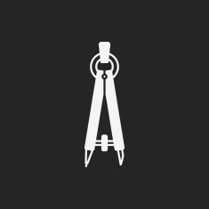 Stationery compasses icon N11