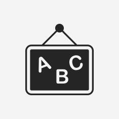 black board icon N5