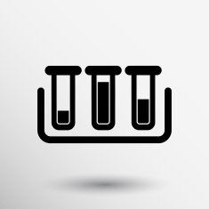 test icon vector fluid symbol flask glass chemistry experiment N18