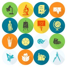 school and education icons N518