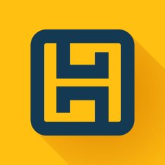 H letter line logo