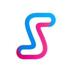 S letter line logo N6